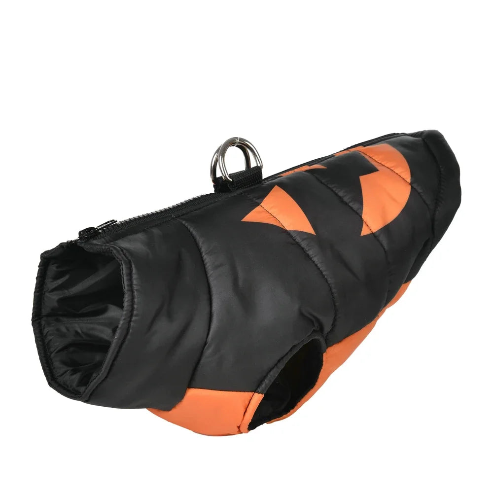 Halloween Dog Coat – Pumpkins, Ghosts & Spooky Designs | 6 Sizes