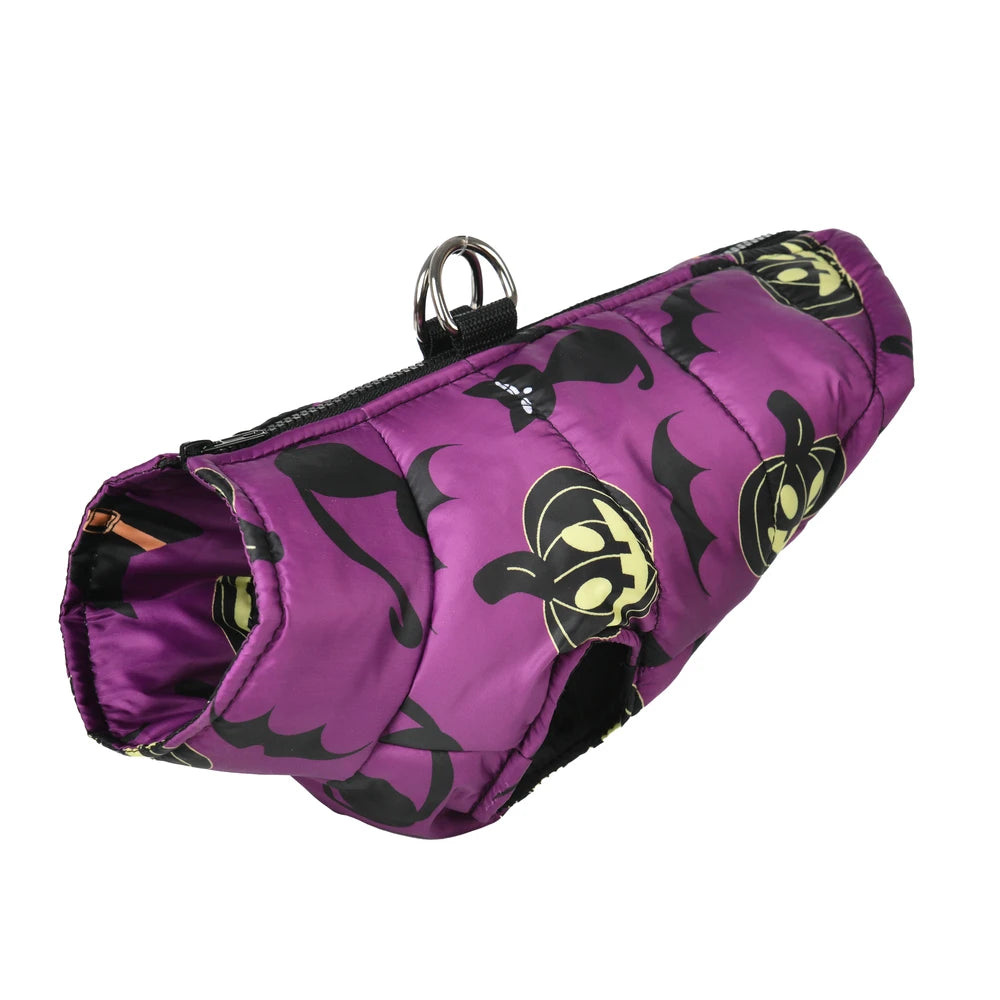 Halloween Dog Coat – Pumpkins, Ghosts & Spooky Designs | 6 Sizes