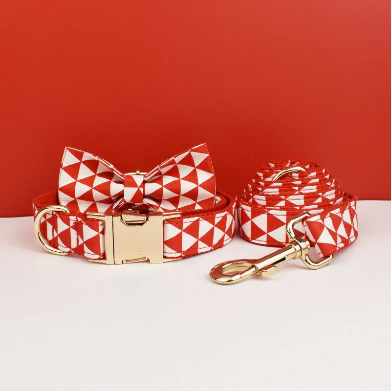personalised dog collar - the retro paws collection