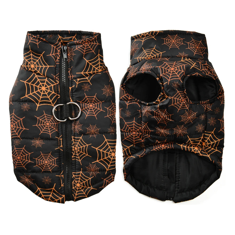 Halloween Dog Coat – Pumpkins, Ghosts & Spooky Designs | 6 Sizes