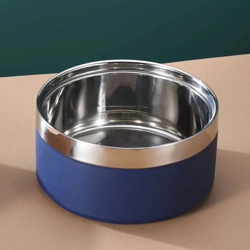 navy dog bowl