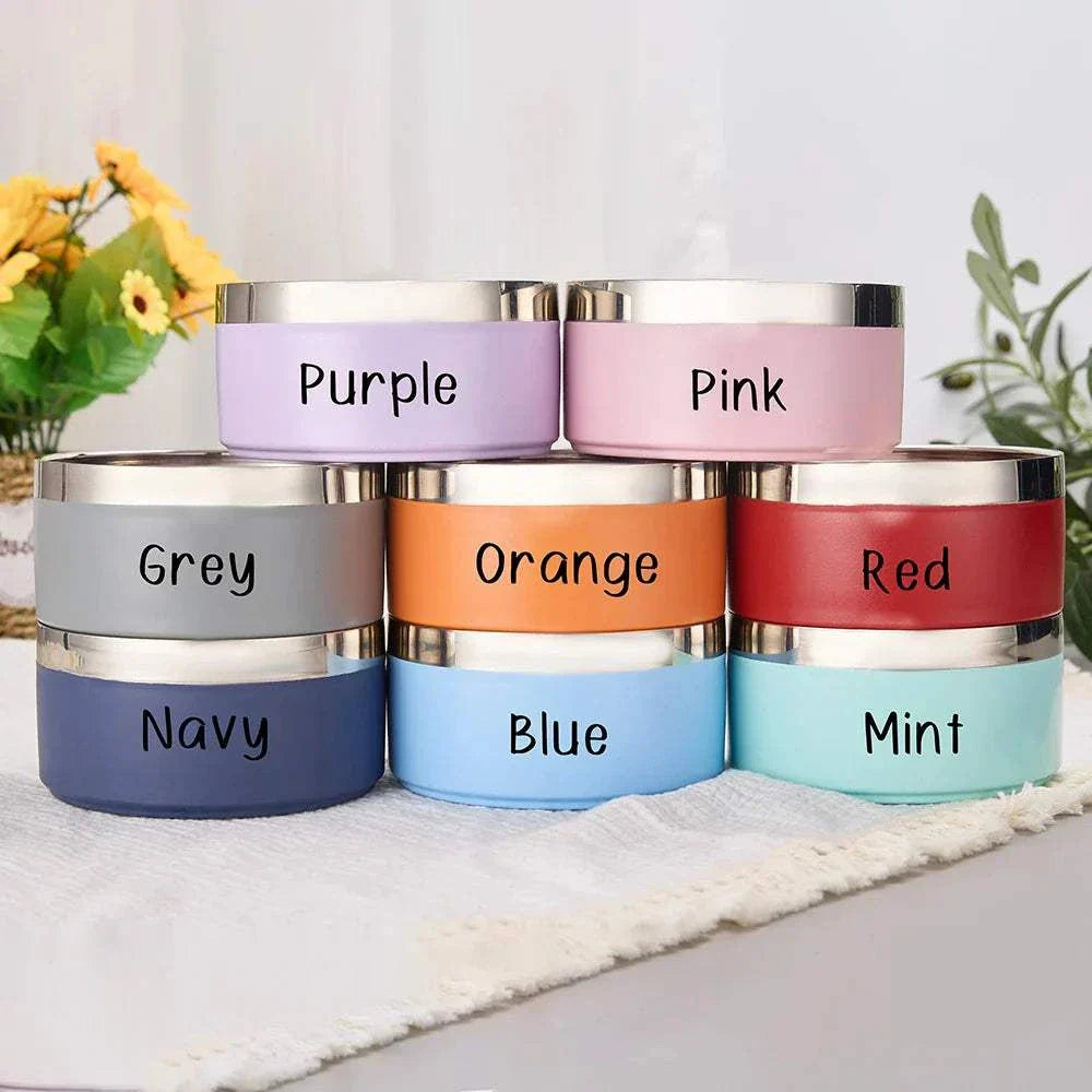 dog bowl colour examples