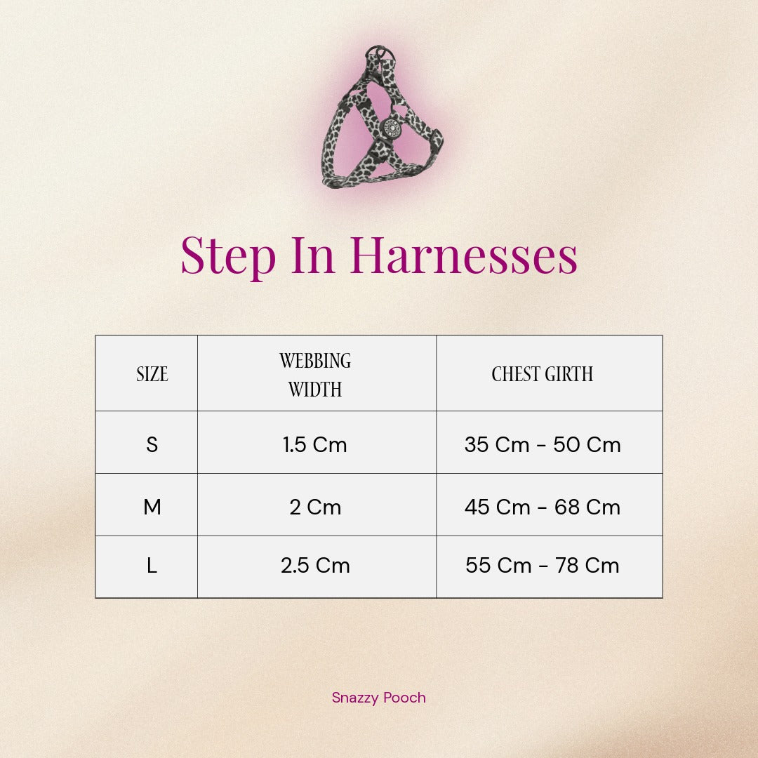 Pepermunt Step-In Hondentuigje – Verstelbaar met Veiligheidslussen en Reflecterende Bies