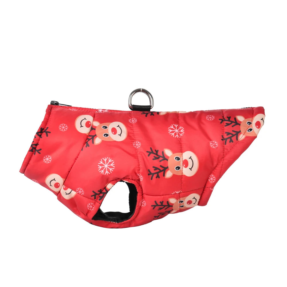 red dog coat sideview