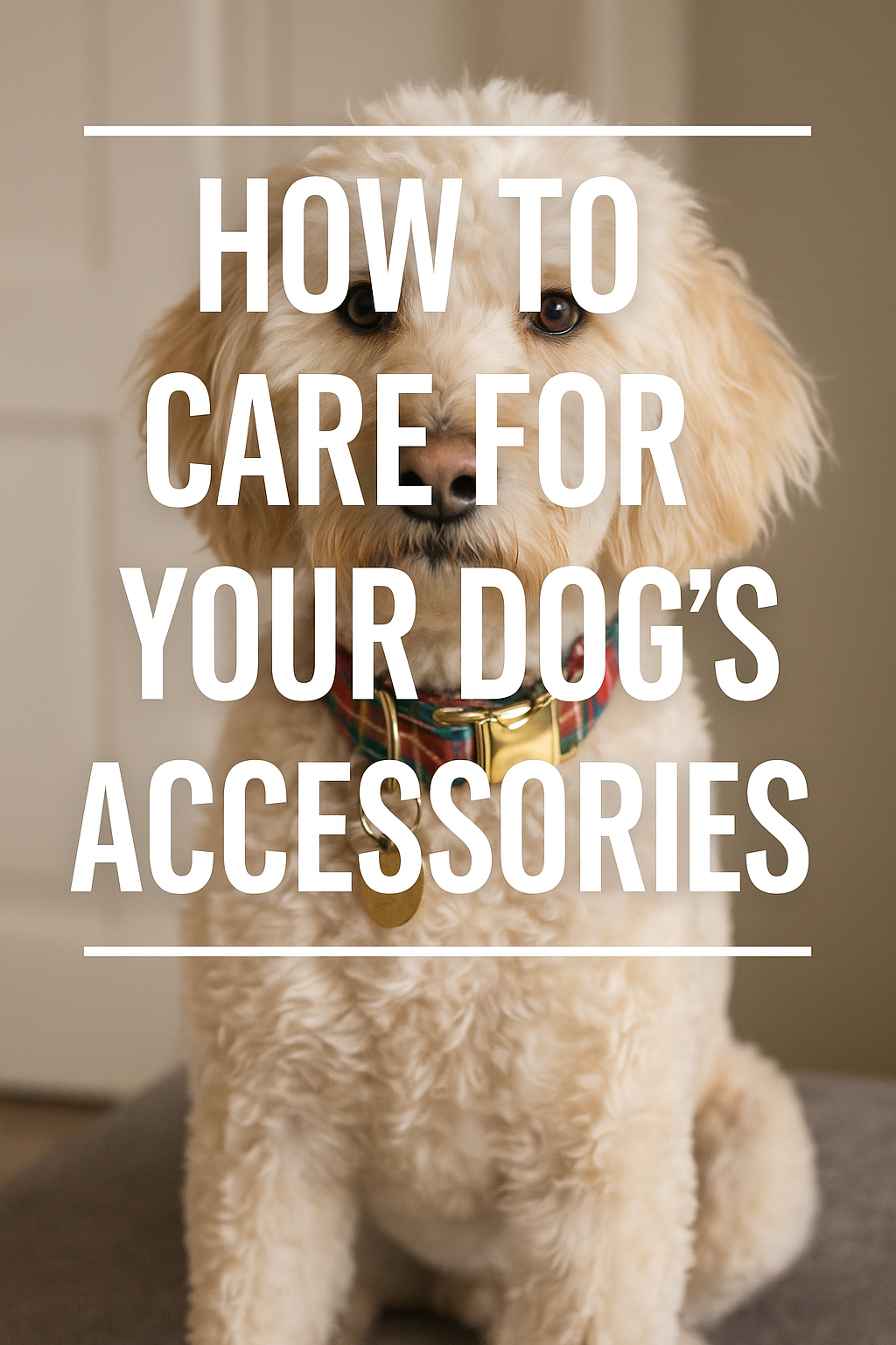 How to care for your dogs accessories 
