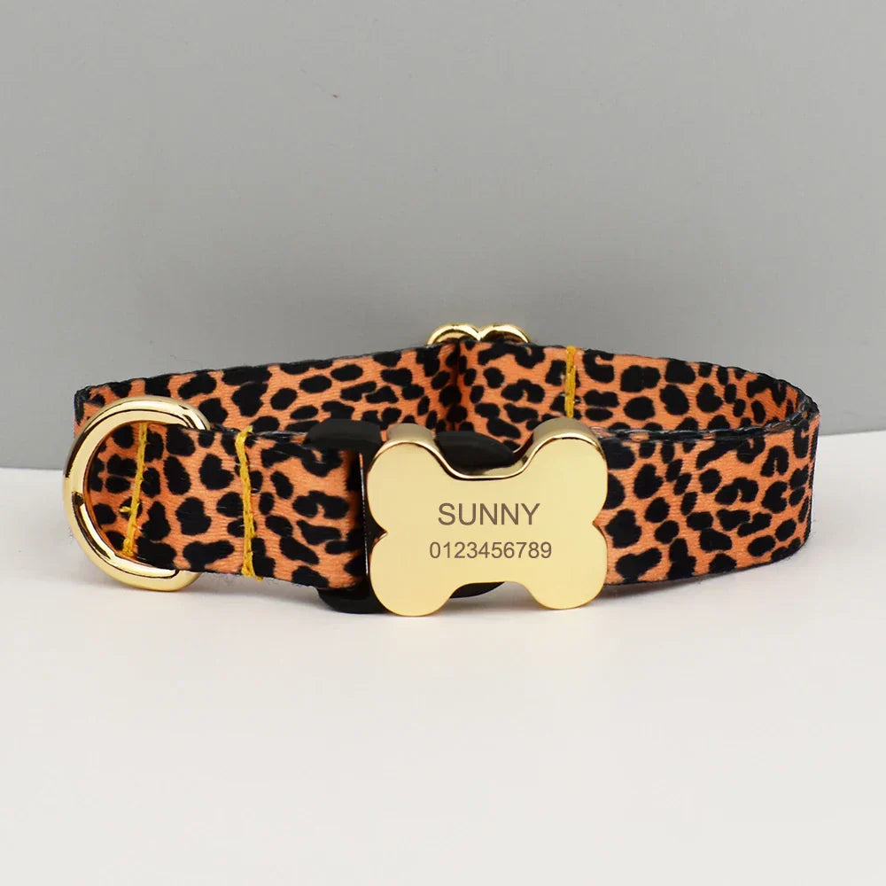 personalised dog collar with nameplate - Global Inspirations