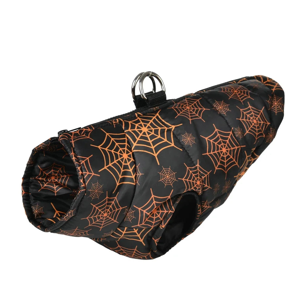 Halloween Dog Coat – Pumpkins, Ghosts & Spooky Designs | 6 Sizes