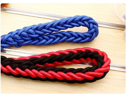 Heavy-Duty Braided Rope Dog Lead (S–XL, up to 60 kg)