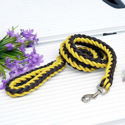 Heavy-Duty Braided Rope Dog Lead (S–XL, up to 60 kg)