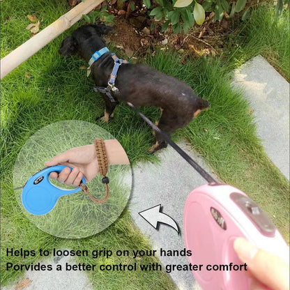 Dog Lead Wrist Strap – Hands-Free Safety Strap for Retractable Leads