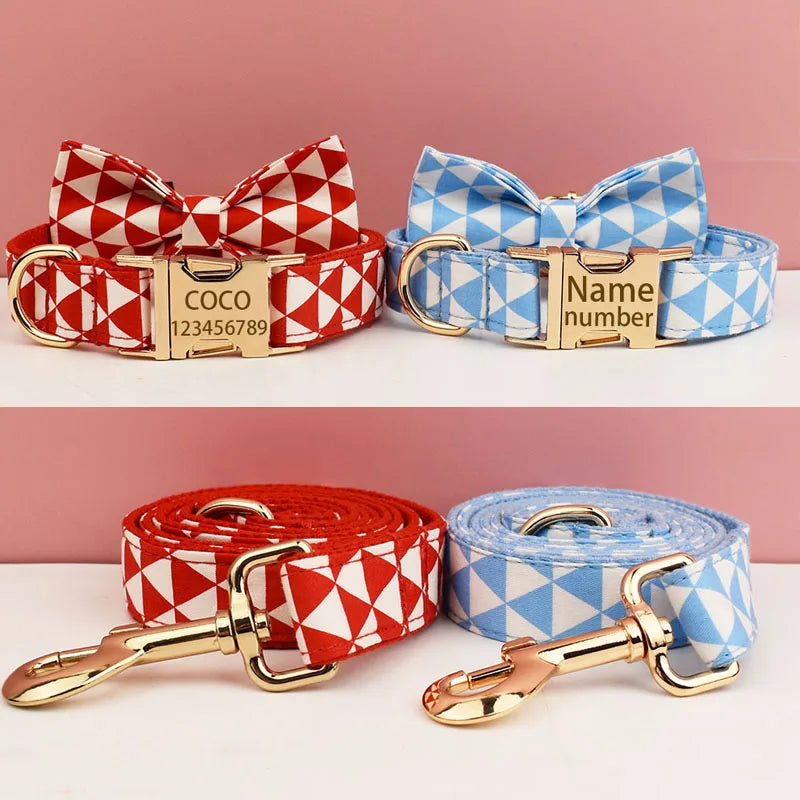 personalised dog collar - the retro paws collection