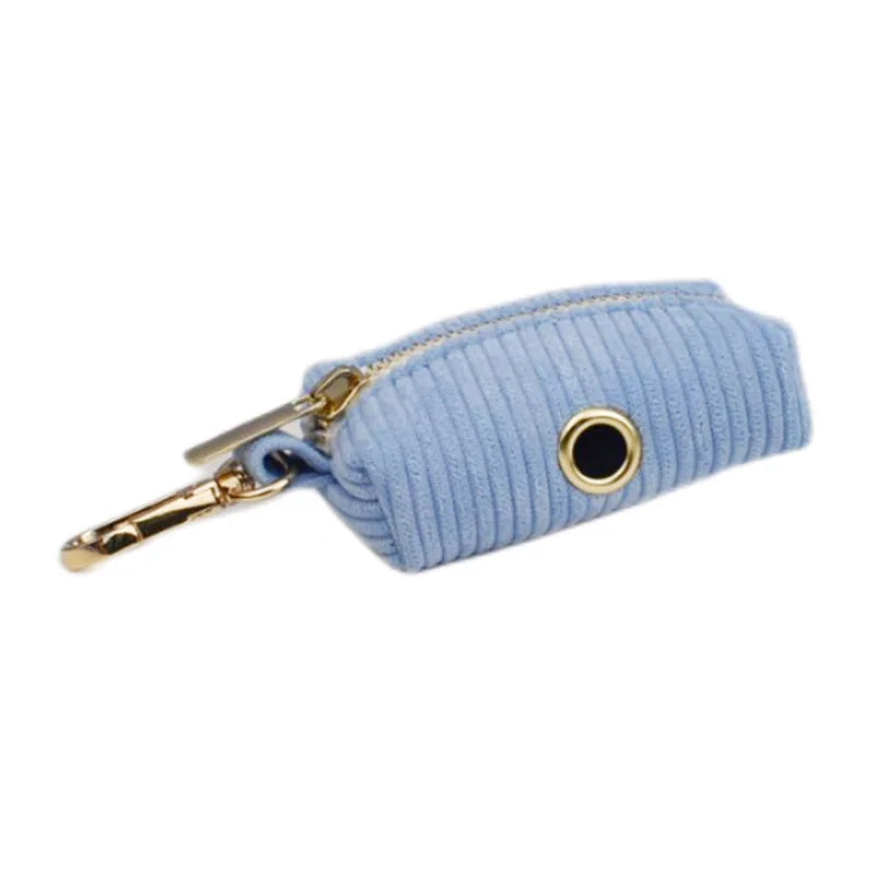 Personalised Blue Corduroy Dog Set – Choose Collar, Harness, Lead or Full Bundle