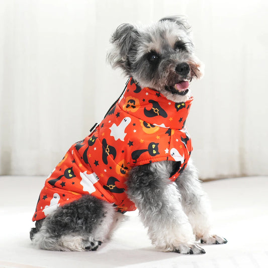 Halloween Dog Coat – Pumpkins, Ghosts & Spooky Designs | 6 Sizes