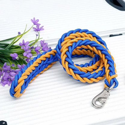 Heavy-Duty Braided Rope Dog Lead (S–XL, up to 60 kg)