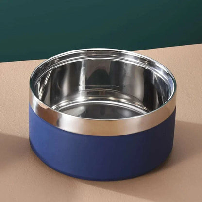 navy dog bowl