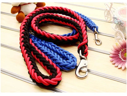 Heavy-Duty Braided Rope Dog Lead (S–XL, up to 60 kg)
