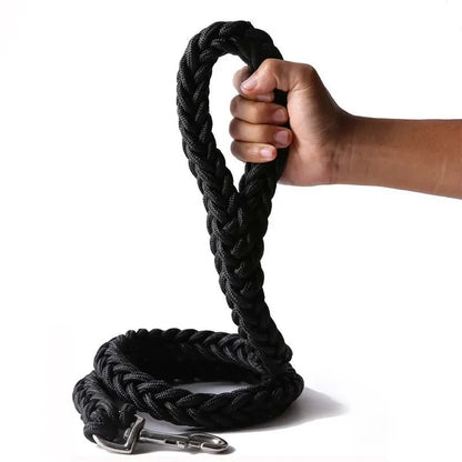 Heavy-Duty Braided Rope Dog Lead (S–XL, up to 60 kg)