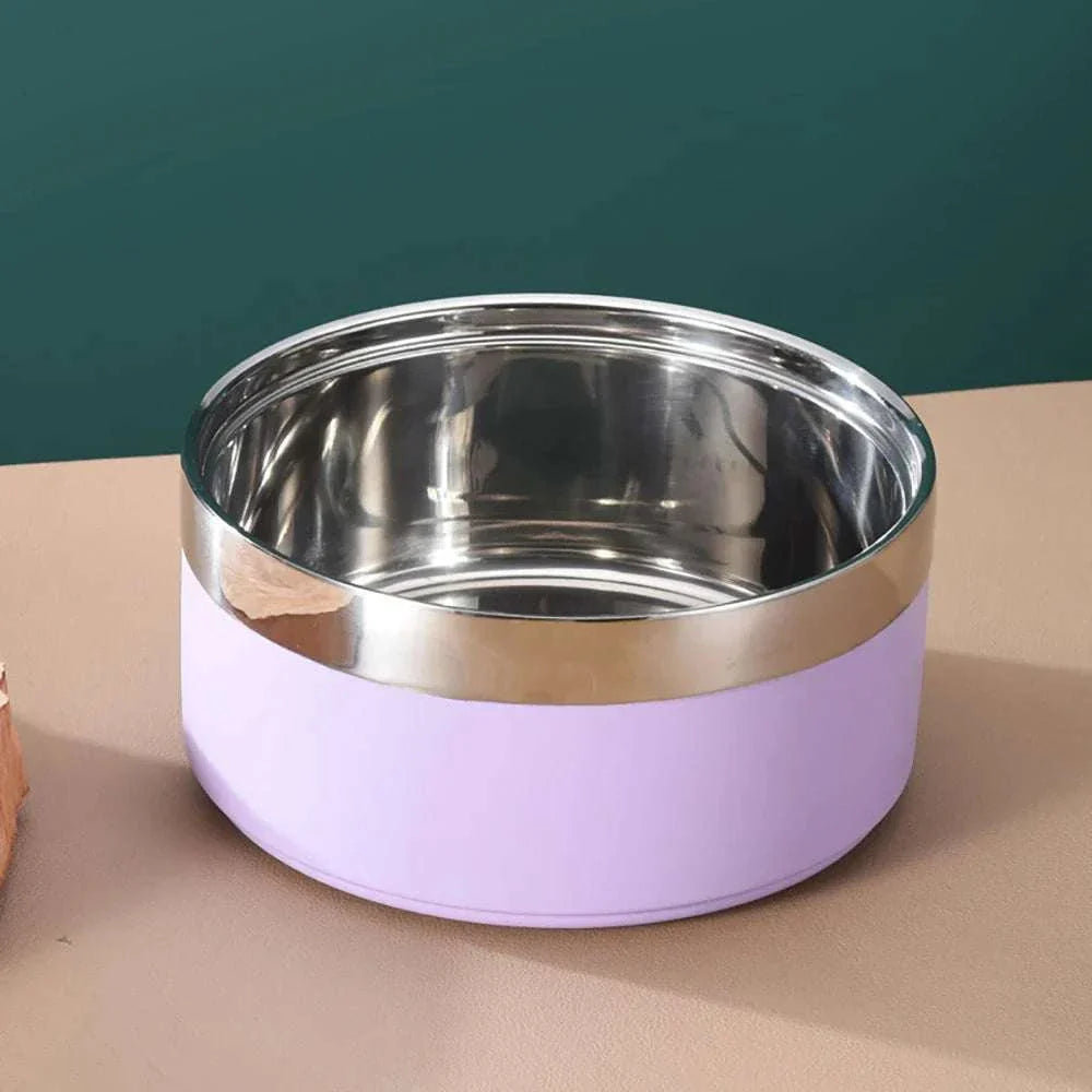 lavender dog bowl
