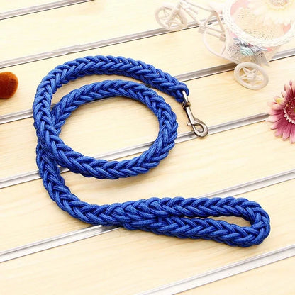 Heavy-Duty Braided Rope Dog Lead (S–XL, up to 60 kg)