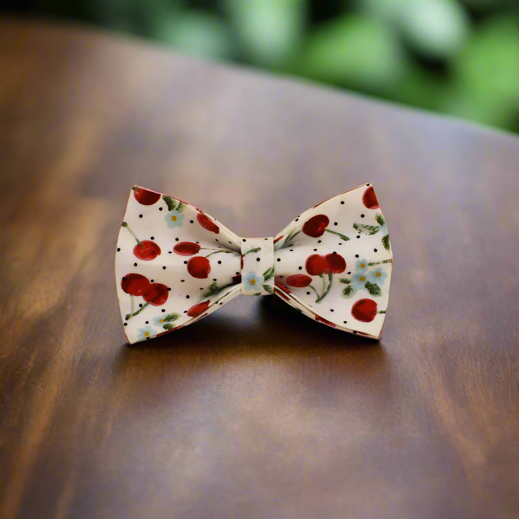 Cherry bow tie