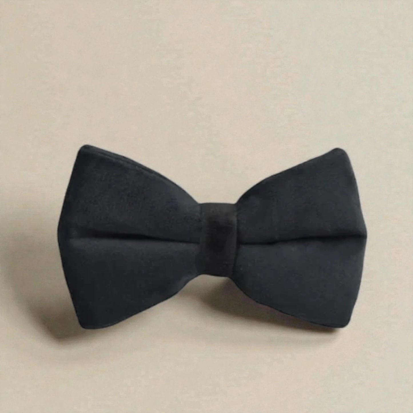 Velvet Dog Bow - Black