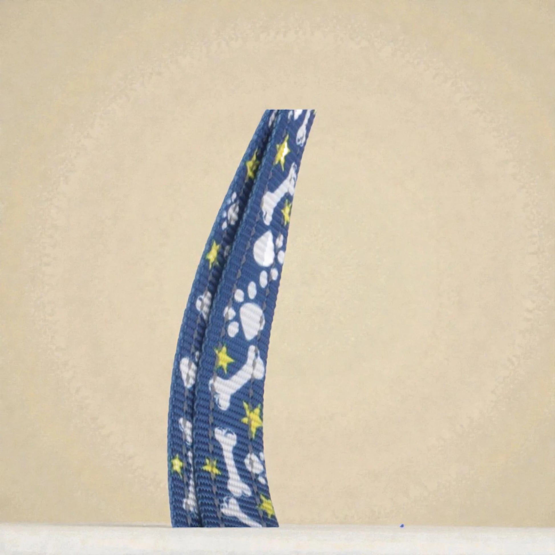 blue paws and bones design dog harness