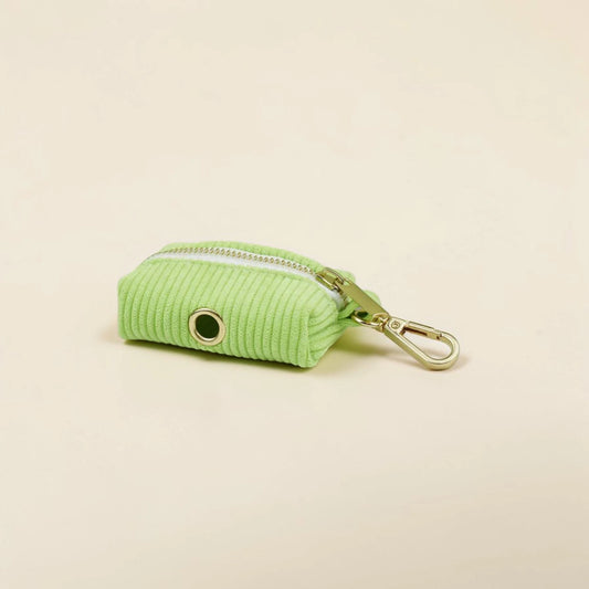 green dog poop bag holder