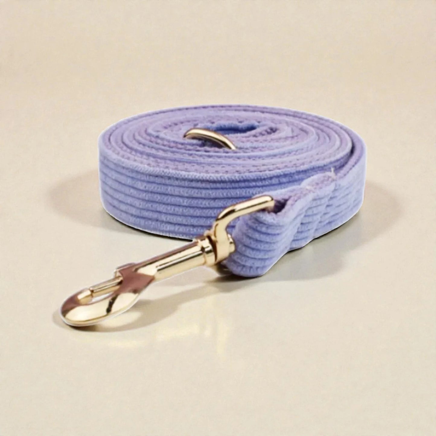 Corduroy Dog Lead – Lilac