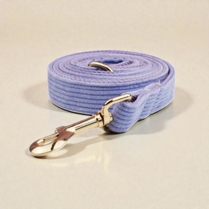 Corduroy Dog Lead – Lilac