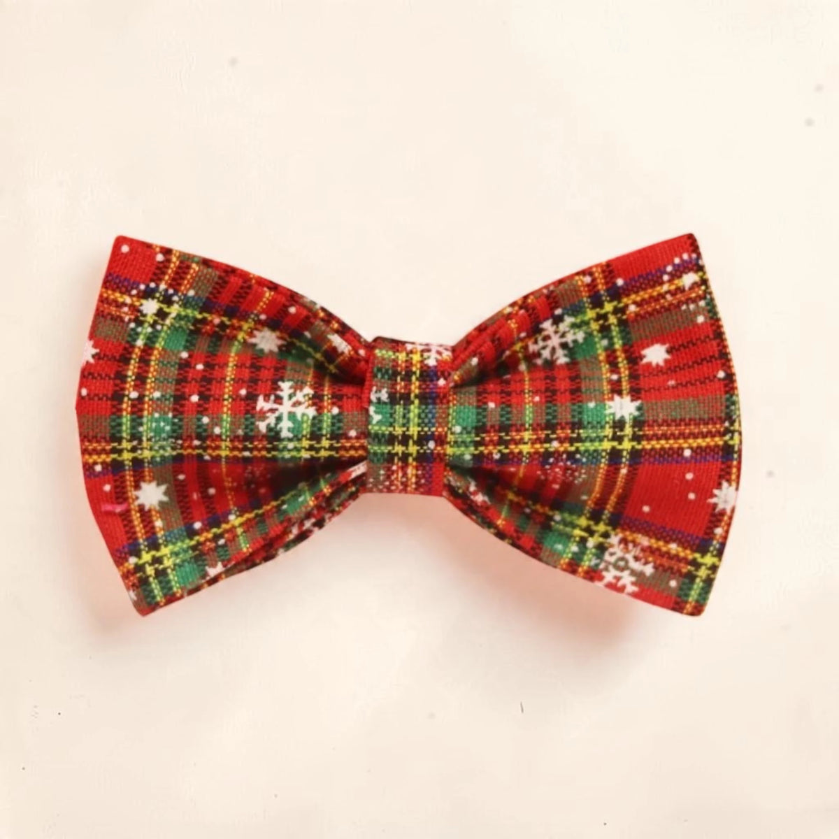 Festive heritage detachable dog bow tie.