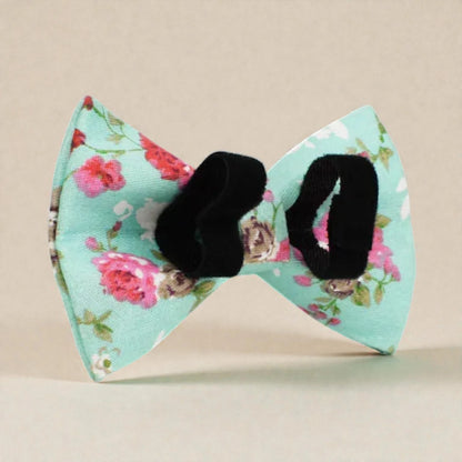 Floral Dog Bow