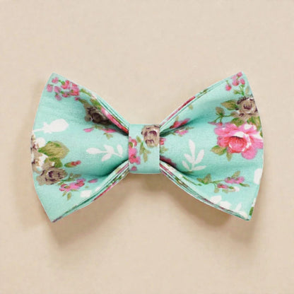 Floral Dog Bow