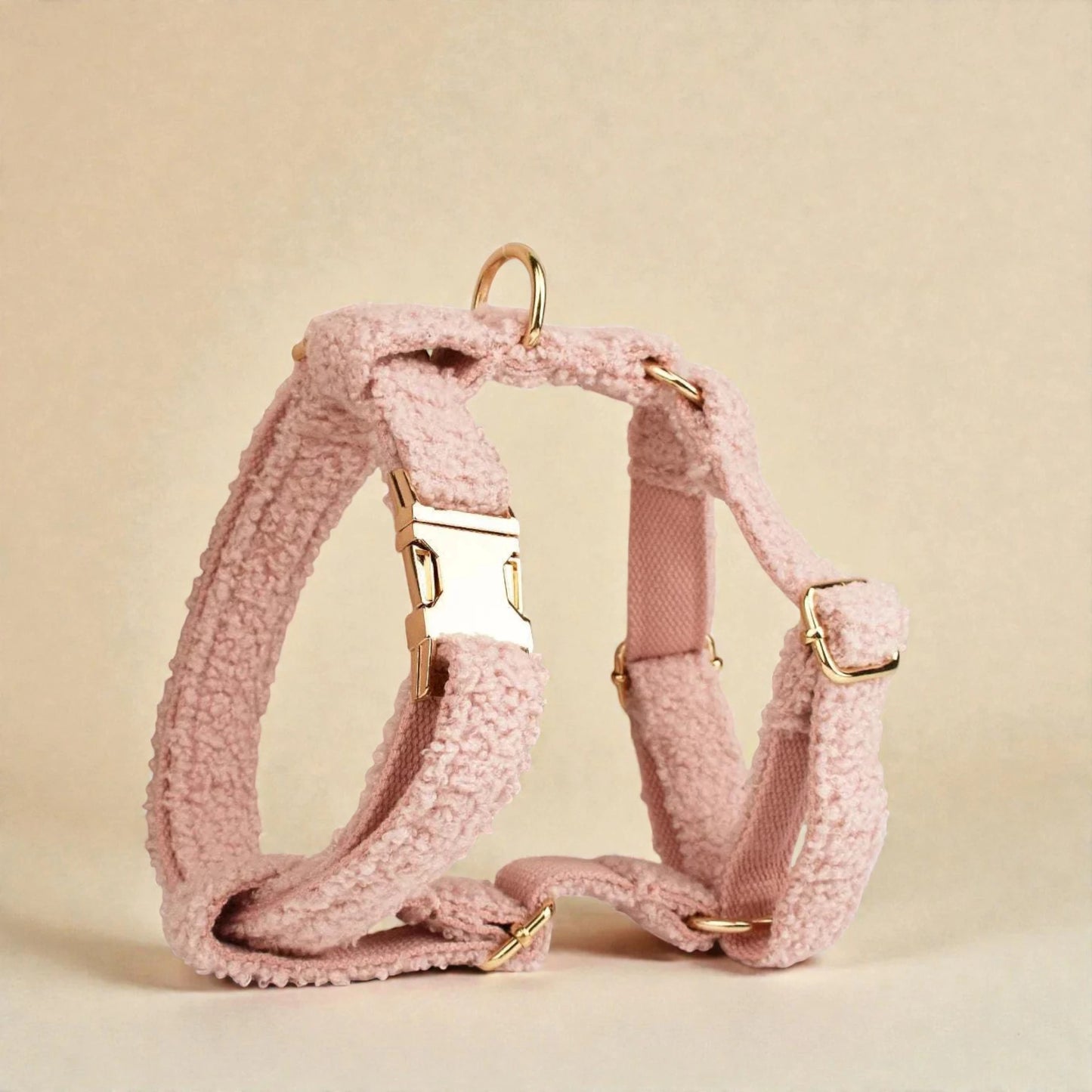 Teddy Fleece Harness – Pink