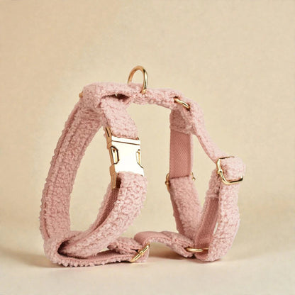 Teddy Fleece Harness – Pink