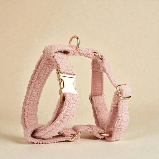 Teddy Fleece Harness – Pink