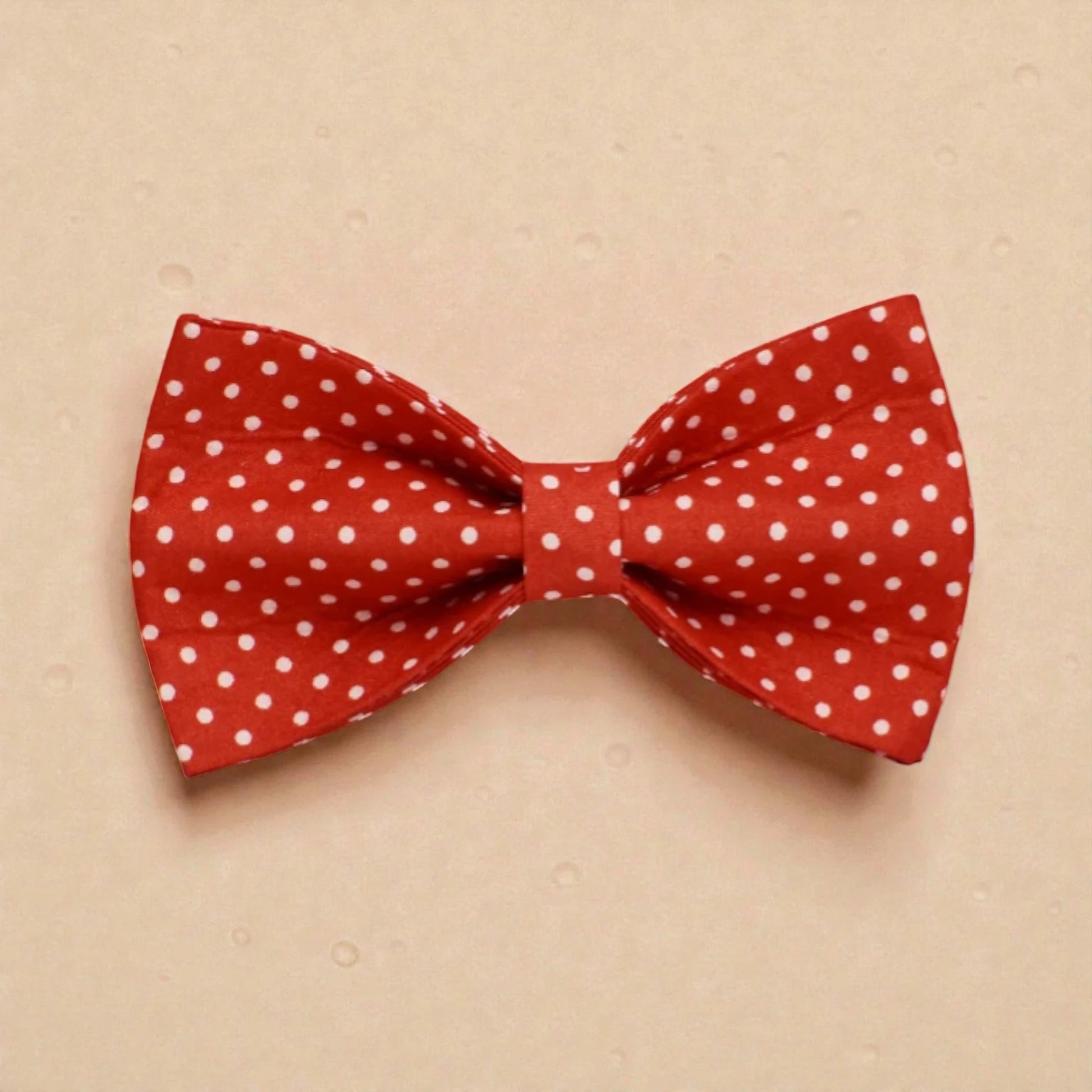 red polka dot dog bow tier