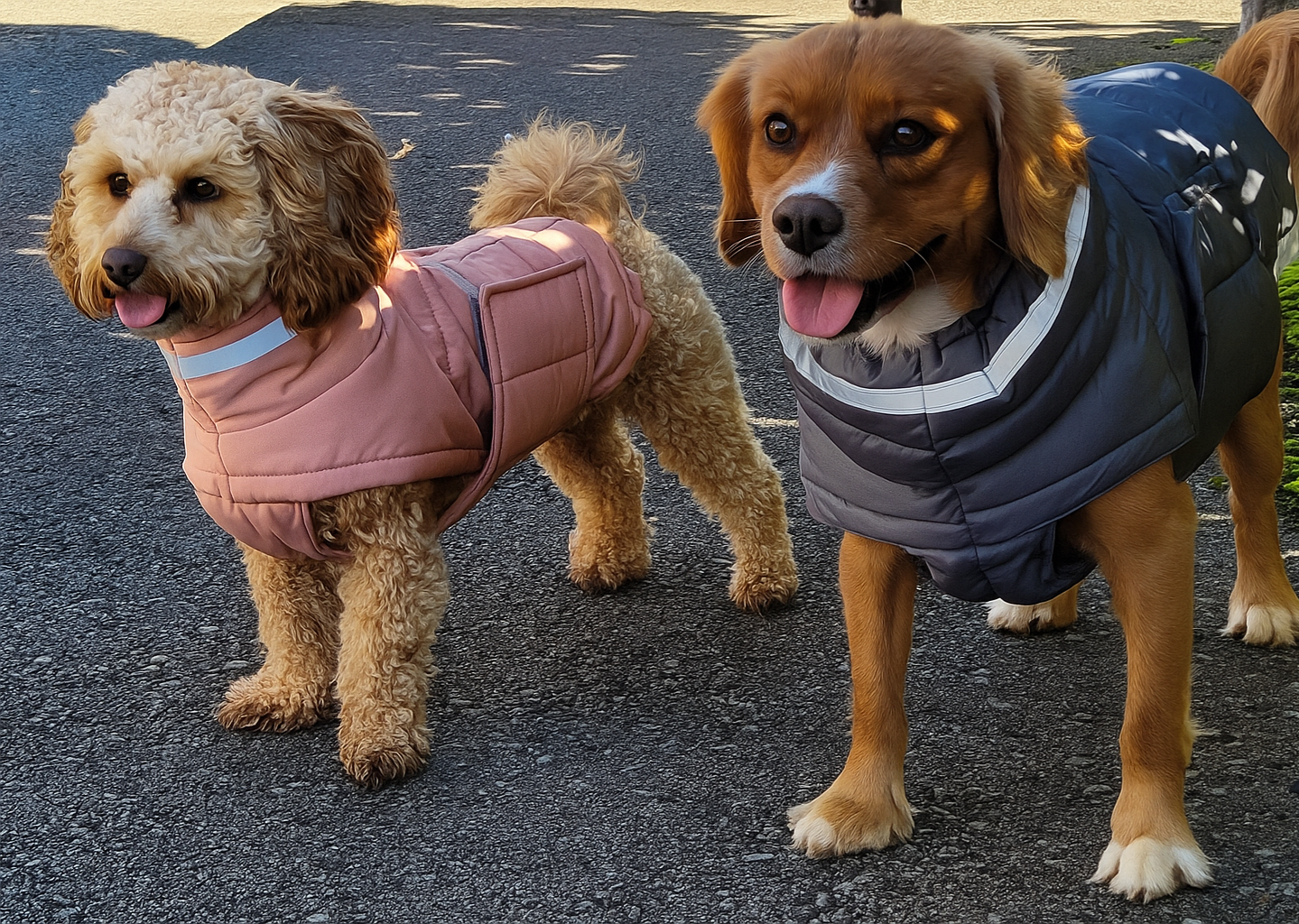 Abrigo impermeable para perros Snug &amp; Dry, resistente al viento y aislante | Snazzy Pooch