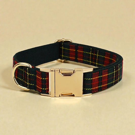 highland red dog collar