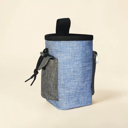 blue dog training treat pouch
