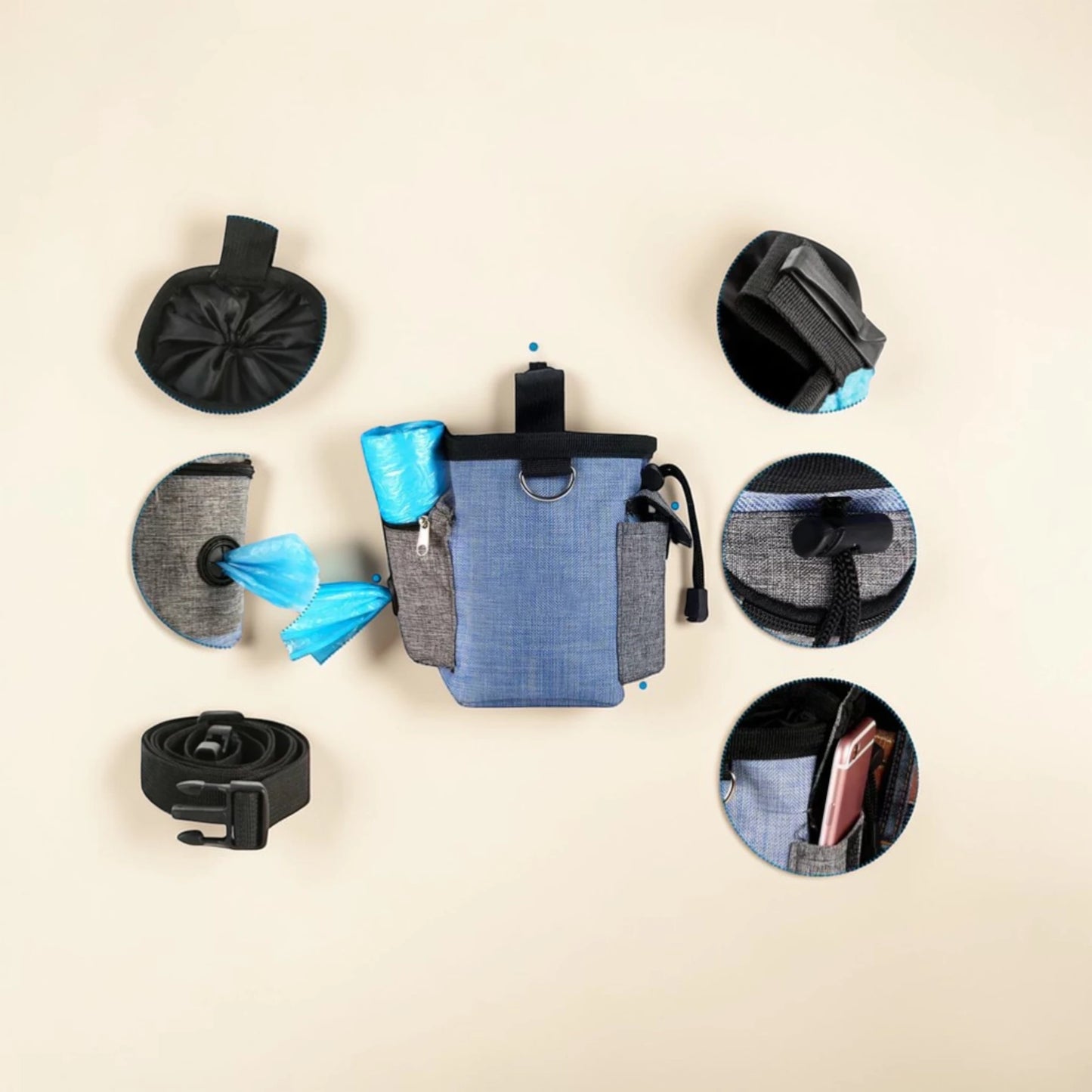 dog training treat pouch functions