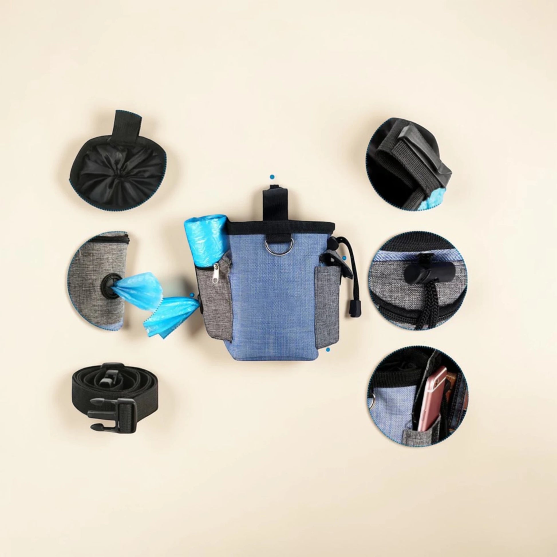 dog training treat pouch functions