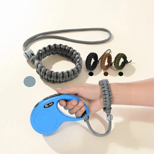 Dog lead wrist strap